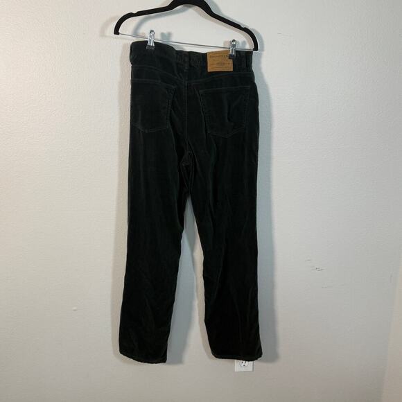 Vintage Abercrombie & Fitch Green Velvet Pants Women’s 8 100% Cotton - Picture 5 of 6